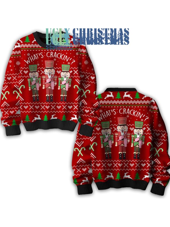 The Nutcracker What& 8217 s Cracking Christmas Ugly Sweater