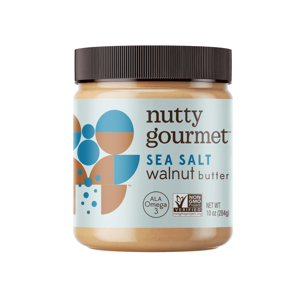 The Nutty Gourmet Walnut Butter, Sea Salt, 10 oz