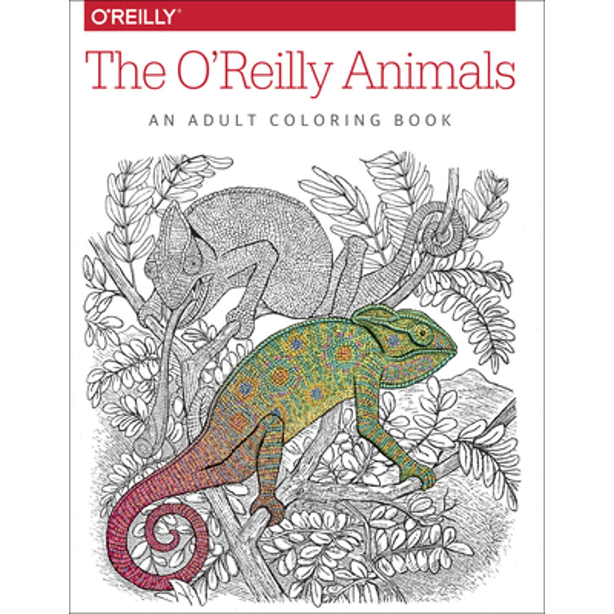 Pre-Owned The O'Reilly Animals: An Adult Coloring Book (Paperback) by O'Reilly Media