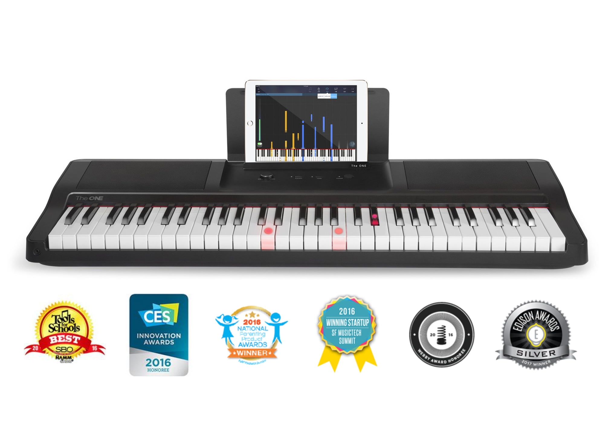 The ONE TOK Light Smart Keyboard, 61 Keys MIDI Keyboard with Touch