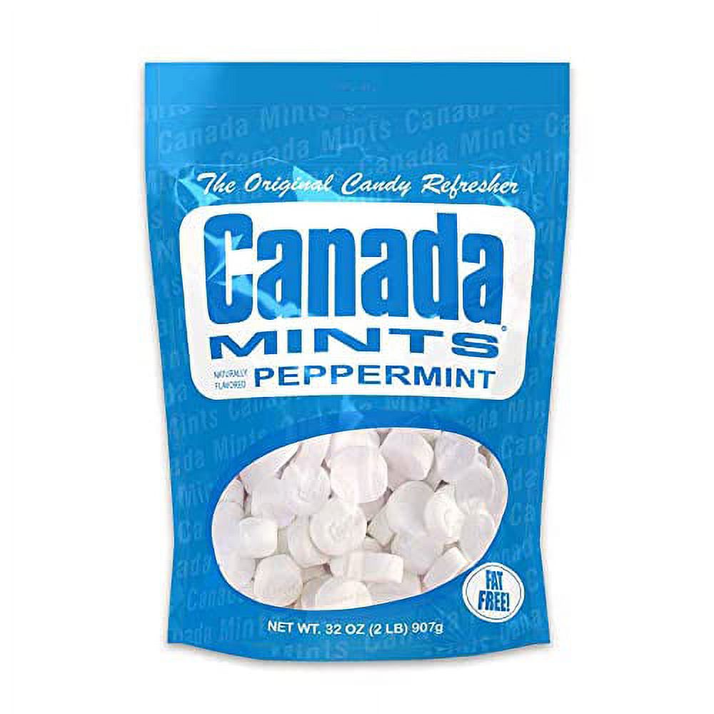 The ORIGINAL Canada Mints 2 lb Bag Peppermint (White)