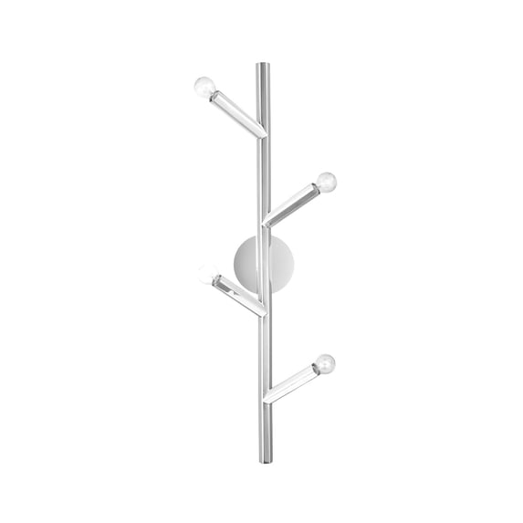 The Oaks Collection Modern Linear Wall Sconce The Oaks Collection Wall Sconce 4Light - Polished Nickel