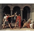 thumbnail image 1 of The Oath Of Horatti-David - CANVAS OR WALL ART PRINT, 1 of 1