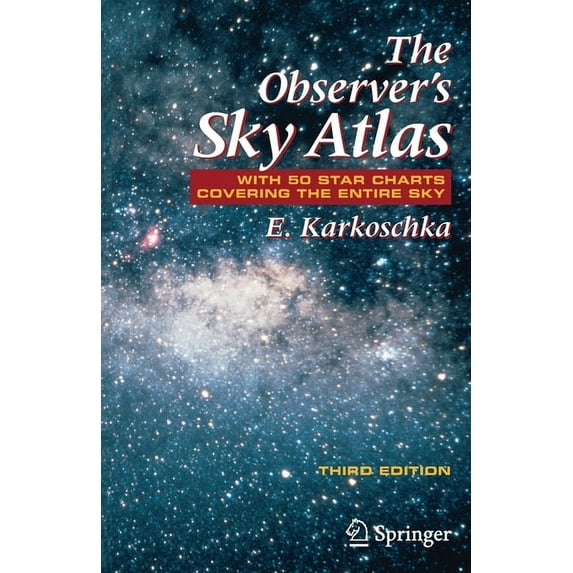 The Observer's Sky Atlas: With 50 Star Charts Covering the Entire Sky, (Paperback)