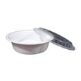thumbnail image 1 of The Ocala Group WFB-3729 PEC White 24 oz 7 in. Round Container with Lid - Case of 150, 1 of 1