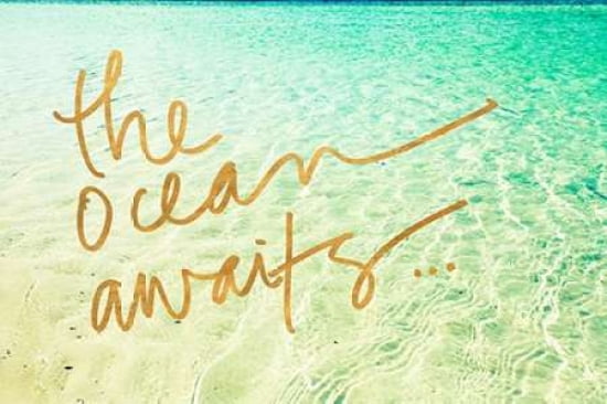 The Ocean Awaits Canvas Art - Susan Bryant  (24X36)