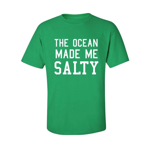 The Ocean Made Me Salty Adult Short Sleeve T-shirt