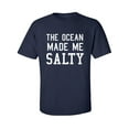thumbnail image 1 of The Ocean Made Me Salty Adult Short Sleeve T-shirt, 1 of 4