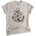 thumbnail image 1 of The Ocean Made Me Salty T-shirt, Unisex Women's Men's Shirt, Vacation Shirt, Beach T-shirt, Light Silk Gray, Small, 1 of 6