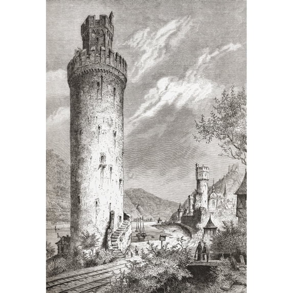 The Ochsenthurm Oberwesel Middle Rhine Rhineland-Palatinate Germany In The