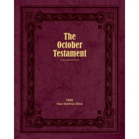 The October Testament: Full Size Edition, (Paperback)