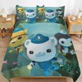 thumbnail image 1 of The Octonauts 3 Pieces Bedding Set 3D Printed Lightweight Bed Quilt Set Comforter Cover Set for Girls Kids Teens, 1 Quilt Cover 2 Pillowcases 79"x90", 1 of 8