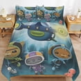 thumbnail image 1 of The Octonauts 3 Pieces Bedding Set 3D Printed Lightweight Bed Quilt Set Comforter Cover Set for Girls Kids Teens, 1 Quilt Cover 2 Pillowcases 79"x90", 1 of 8