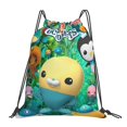 thumbnail image 1 of The Octonauts Drawstring Backpack Simple Sports Gym Bag Draw String Bags Casual Rucksack, 1 of 9