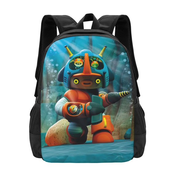 The Octonauts Fashion Backpack Rucksack Casual Daypack School Bag Unisex Computer Bag Bookbags Multi-Purpose Laptop Backpack