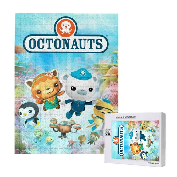 The Octonauts Jigsaw Puzzle 500 Pieces Wooden Puzzle Home Decor Birthday Party Gift