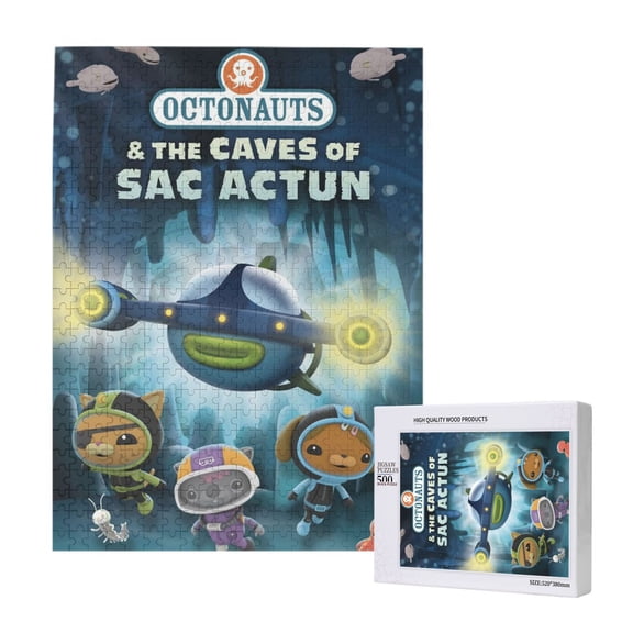 The Octonauts Jigsaw Puzzle 500 Pieces Wooden Puzzle Home Decor Birthday Party Gift