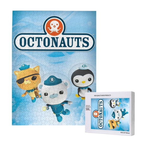 The Octonauts Jigsaw Puzzle 500 Pieces Wooden Puzzle Home Decor Birthday Party Gift