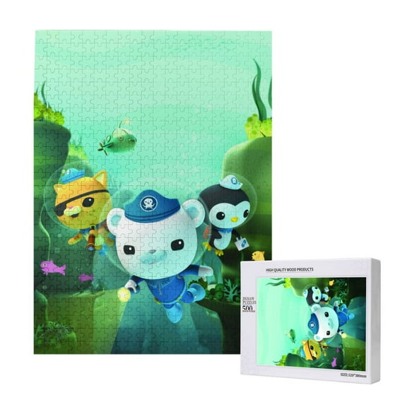 The Octonauts Jigsaw Puzzle 500 Pieces Wooden Puzzle Home Decor Birthday Party Gift