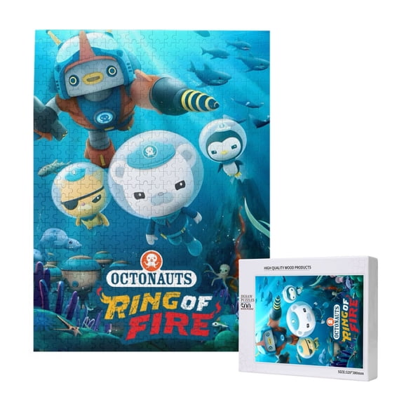 The Octonauts Jigsaw Puzzle 500 Pieces Wooden Puzzle Home Decor Birthday Party Gift