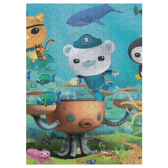 The Octonauts Jigsaw Puzzle, Wood Puzzles Adult, 300 PCS Jigsaw Puzzle Perfect for Game Nights