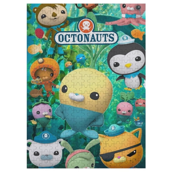 The Octonauts Jigsaw Puzzle, Wood Puzzles Adult, 300 PCS Jigsaw Puzzle for Adults Challenging Puzzle Perfect for Game Nights