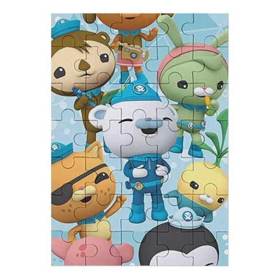 The Octonauts Jigsaw Puzzle, Wood Puzzles Adult, 35 PCS Jigsaw Puzzle for Adults Challenging Puzzle Perfect for Game Nights