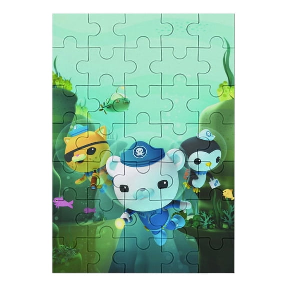 The Octonauts Jigsaw Puzzle, Wood Puzzles Adult, 35 PCS Jigsaw Puzzle for Adults Challenging Puzzle Perfect for Game Nights
