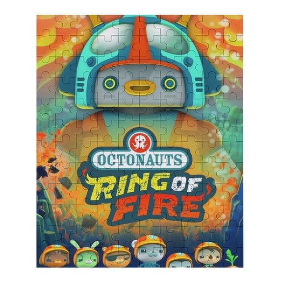 The Octonauts Jigsaw Puzzle, Wood Puzzles Adult, 70 PCS Jigsaw Puzzle Perfect for Game Nights