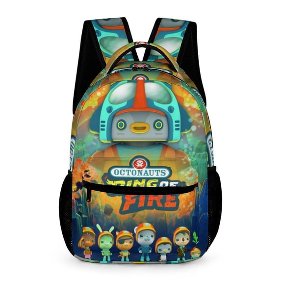 The Octonauts Shoulder Backpack Casual Rucksack Bookbag Lightweight Prints Daypack