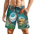 thumbnail image 1 of The Octonauts Mens Swim Trunks with Compression Liner Board Shorts Quick Dry Swim Shorts Bathing Suits M, 1 of 8