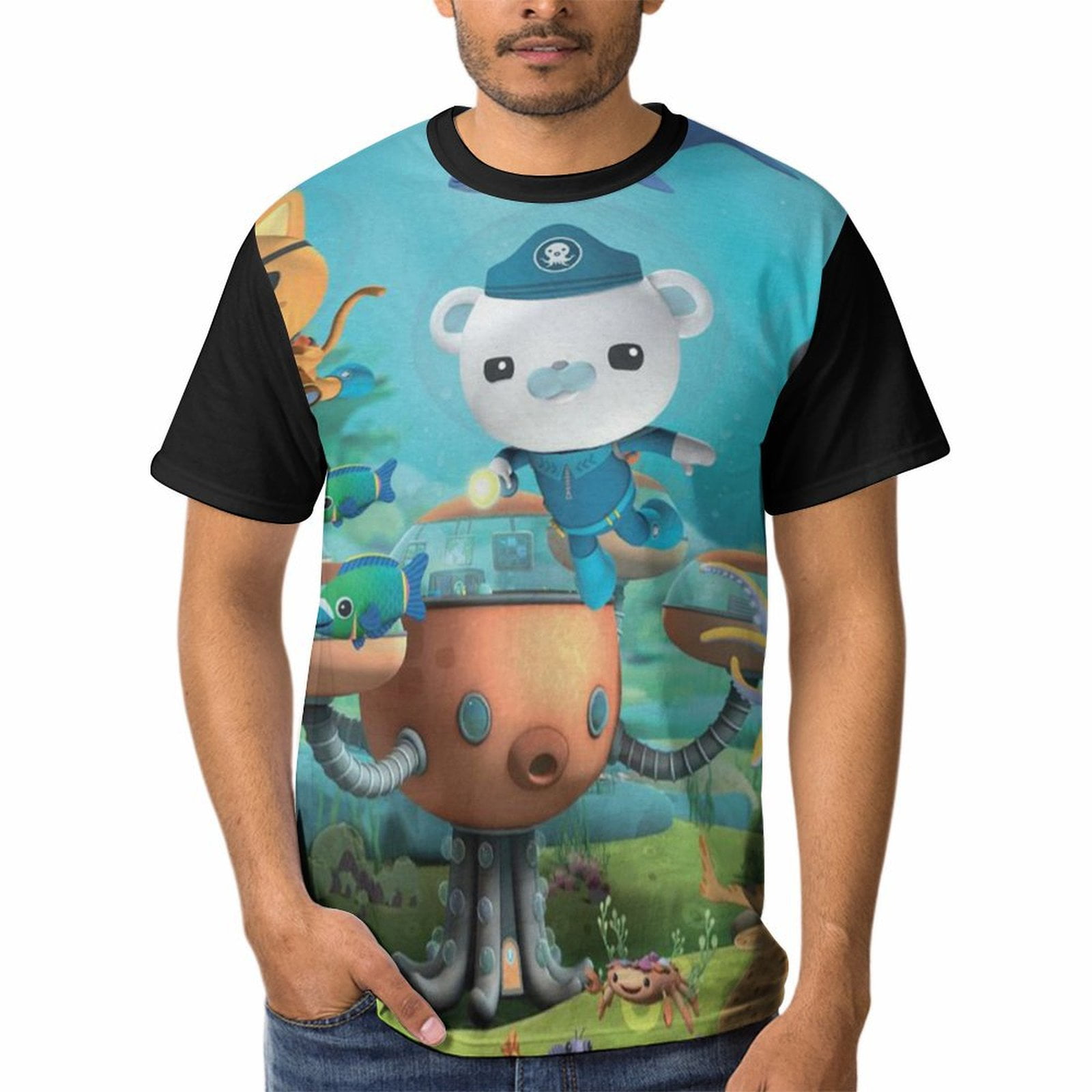 The Octonauts Shirts Men's Short Sleeve Printed T-Shirt Graphic ...