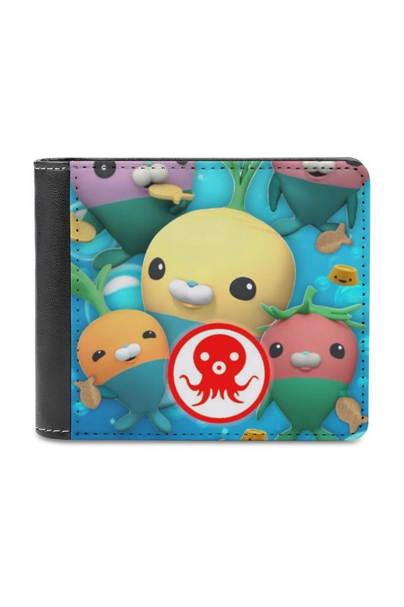 The Octonauts Slim Bifold Wallet Purse Leather Wallets for Men Women Card Holder Wallets - Thin & Stylish