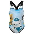 thumbnail image 1 of The Octonauts Swimwear Kids' One-Piece Swimsuit Quick-Dry Cute Printed Girls' Swimwear Bathing Suit for Beach & Pool 11-13Y(160cm), 1 of 8