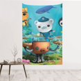 thumbnail image 1 of The Octonauts Tapestry Dorm Decor Wall Hanging Tapestries Window Curtain Picnic Mat Beach Blanket 60x40 Inch, 1 of 9