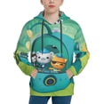 thumbnail image 1 of The Octonauts Youth Active Sweatshirt Printing Casual Pullover Hoodies Winter Fall Clothes Outerwear Medium, 1 of 7