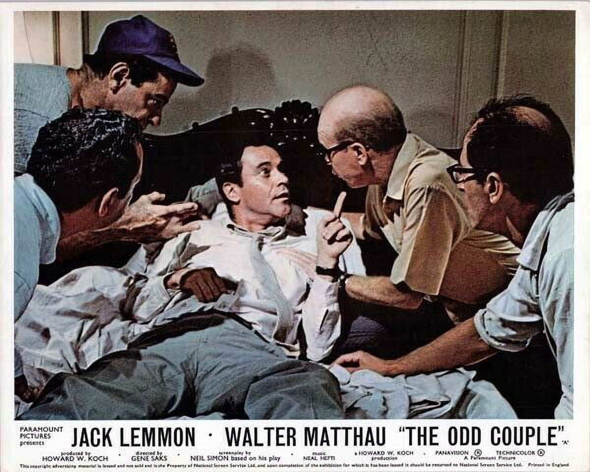 The Odd Couple 1968 Walter Matthau Vinnie Murray Roy & Speed Jack ...