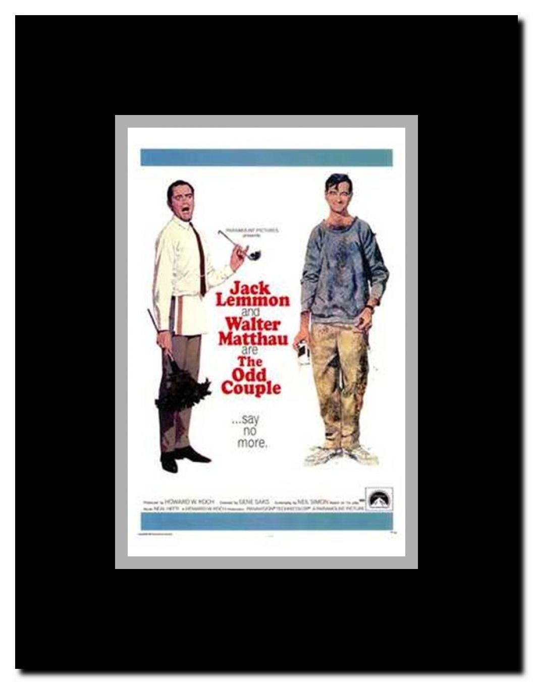 The Odd Couple Framed Movie Poster