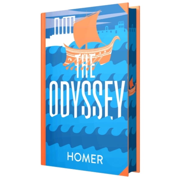 The Odyssey Sprayed Edge Hardcover by Homer Classic Greek Epic Poetry Collectors Edition