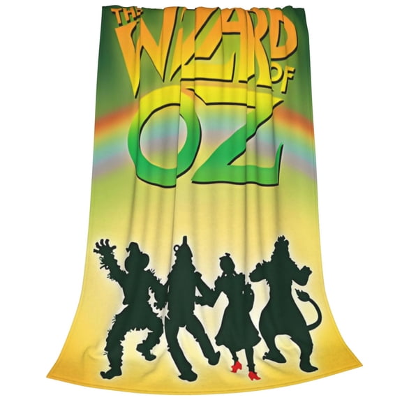 The Of Oz Throw Blanket 40"X30" Soft Flannel Lightweight Plush Air Conditioner Quilt Suitable For Sofa,Living Room,Bedroom,Double Bed