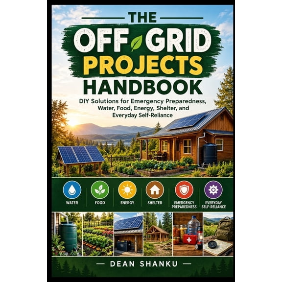 The Off-Grid Projects Handbook: DIY Solutions for Emergency Preparedness, Water, Food, Energy, Shelter, and Everyday Sel, (Paperback)