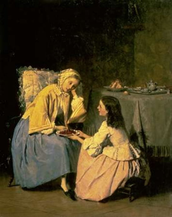 The Offering Canvas Art - Isidore Patrois (24 x 30)