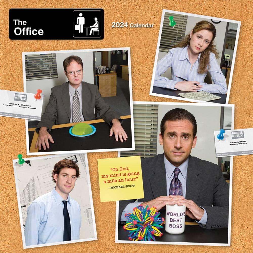 The Office 2024 Wall Calendar 12x12 by Browntrout