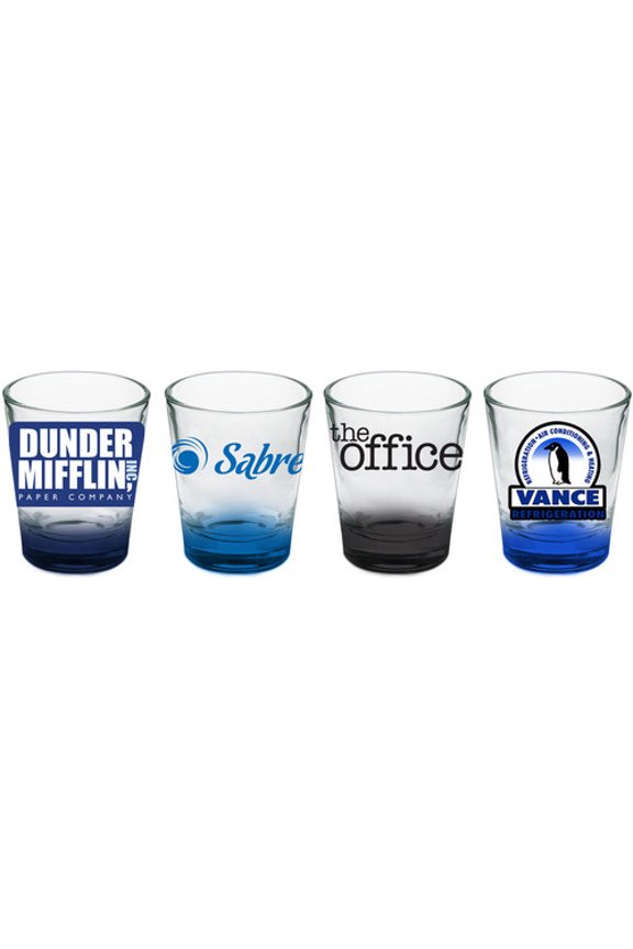 The Office 4-Pack Shot Glass Set