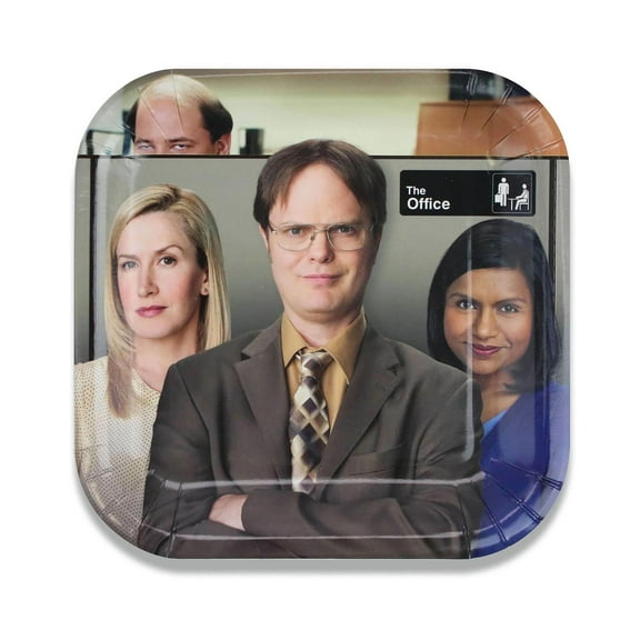 Prime Party Dessert Plates, The Office TV Show Party Supplies  7 Inch, 8 Pack