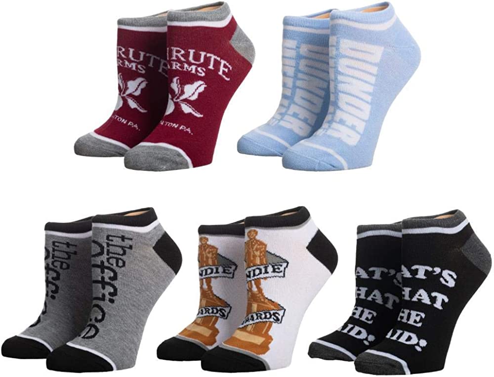 The Office Ankle Sock Set for Women 5-Pack - image 1 of 5
