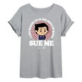 thumbnail image 1 of The Office - Bacon Sue Me - Women's Oversized T-Shirt, 1 of 5