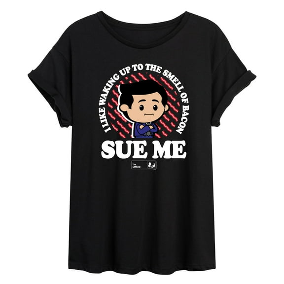 The Office - Bacon Sue Me - Women's Oversized T-Shirt