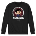 thumbnail image 1 of The Office - Bacon Sue Me - Men's Crew Neck Fleece Pullover, 1 of 5
