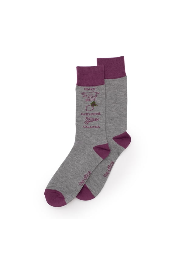 Bears Beets Battlestar Crew Socks